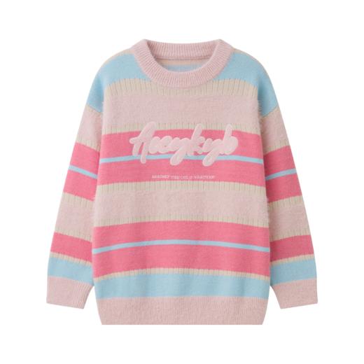 YKYB舒适肤高弹温柔慵懒风多色趣味针织衫Y44NMS048
 商品图4