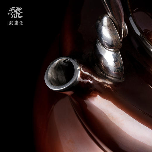鹤鼎堂银壶于渚系列敬之錾刻葫芦汤沸（缺货） 商品图1