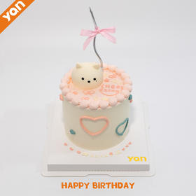 4寸猫咪蛋糕