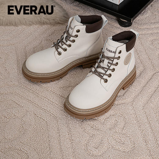 EVERAU人脚一双的升级5色版大黄靴YYDS户外工装风男女同款雪地靴EA4037 商品图2