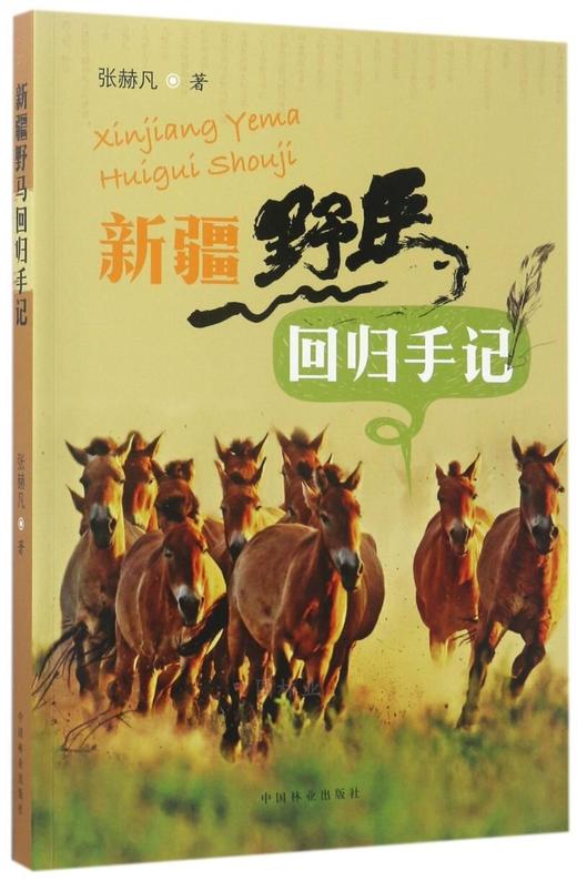 新疆野马回归手记 7923 野马的故事 科普读物 中国林业出版社 商品图0