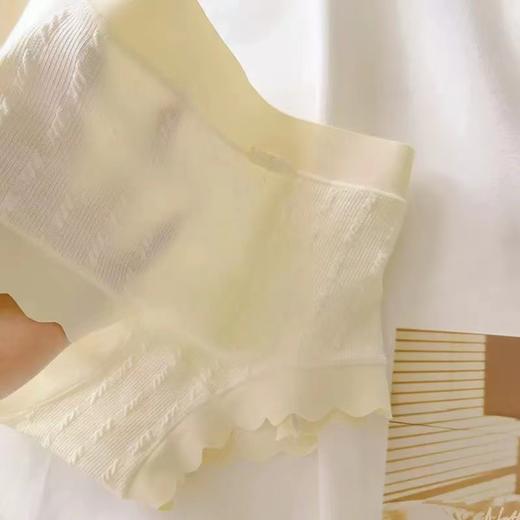 女士纯棉内裤女全棉抗菌裆中腰少女款无痕日系女生三角裤大码 商品图2