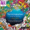 预售 【中商原版】神话色彩与发现 水生 水下幻觉和隐藏物涂色书 Mythographic Color and Discove 英文原版 Joseph Catimbang 商品缩略图0