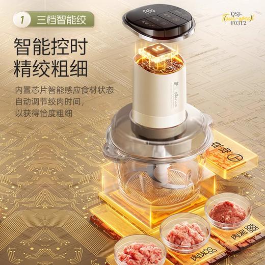 小熊绞肉机小型家用多功能绞肉机电动粗细料理机切碎机2L 商品图3