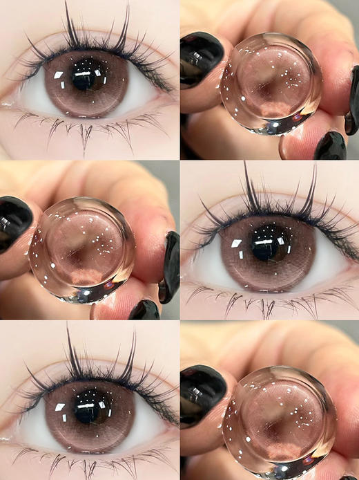 Jellydoll 洛丽塔杀手 半年抛 2片 14.2mm 参考着色13.5 基弧8.6 含水38% 新锐国货 商品图1