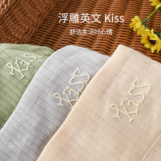 【让肌肤随时随地自由呼吸】纯棉高腰印花女士内裤 收腹提臀抗菌内裤 纯棉条纹高腰女士三角裤 商品图1