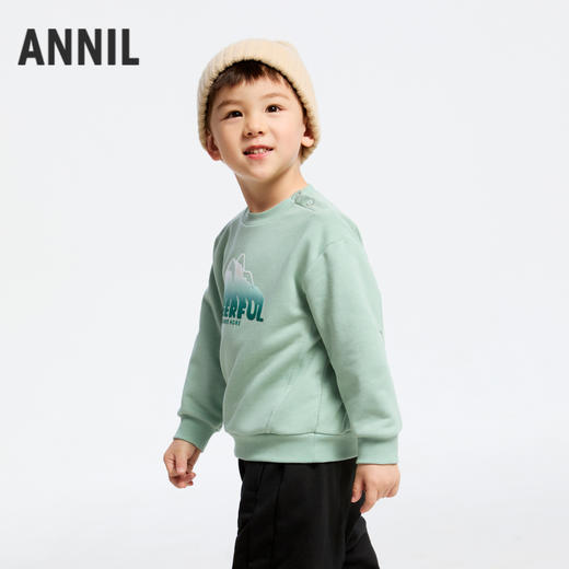 男童活力舒弹卫衣冬季新款安奈儿童装实体店同款XB441835 商品图2