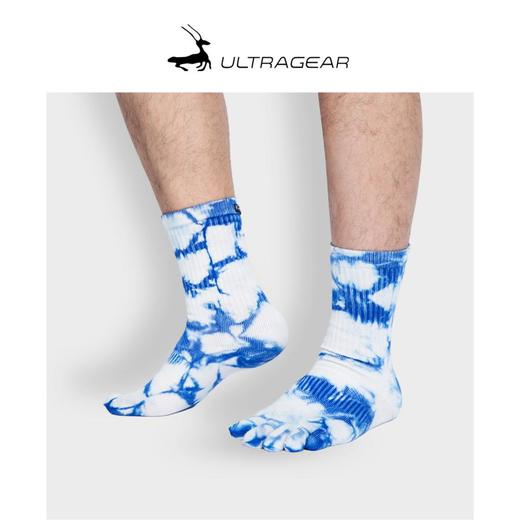 优极UG 羊毛防磨五指跑步袜 商品图2