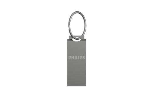 【PHILIPS，全锌速传，质感出众~】飞利浦U盘 21UA 64G高速 32G婚庆礼品优盘 8g钥匙环16G 全金属 高速U盘-QQ 商品图6