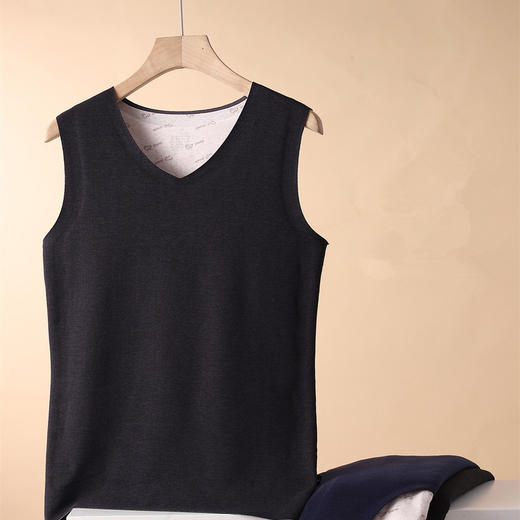 男女加绒保暖背心绵羊毛夹层加厚背心马甲（4-1007） 商品图10