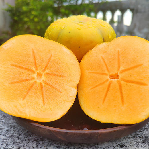 【世间万物 美食与爱不可辜负】甜脆柿子 新鲜甜硬柿子 陕西脆柿子 当季新鲜水果 现摘现发 果味芳香-QQ 商品图1