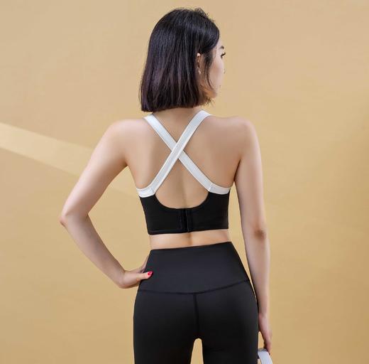 跃牌【瑜堂系列】一体式高强度防震健身背心固定胸垫收腰显胸 JYMN018 商品图2