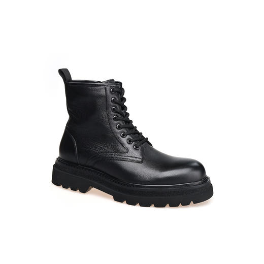 豪麟名鞋奥莱迪嘉男鞋男靴牛皮革DJWTA42MN002黑色  原价2660元 商品图0