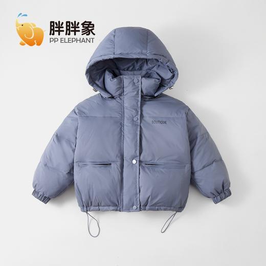 【团购】胖胖象90白鸭绒连帽羽绒面包服外套K08 面料：100%锦纶，里料：100%聚酯纤维，胆料：100%聚酯纤维，填充物：白鸭绒 商品图5