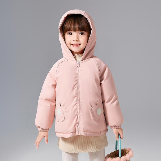 笛莎Deesha 童装女童羽绒服2024冬季新款棉服外套 商品图0