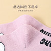 【五双装】洁丽雅儿童棉质中筒袜韩系萌趣印花舒适亲肤柔软透气长绒棉袜 商品缩略图3