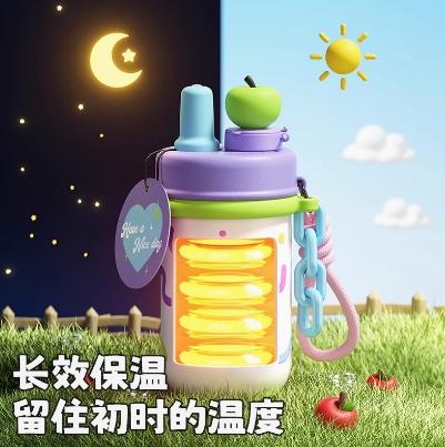 世大家苹果屋保温杯(陶瓷)萝莉西塔(紫) 商品图2