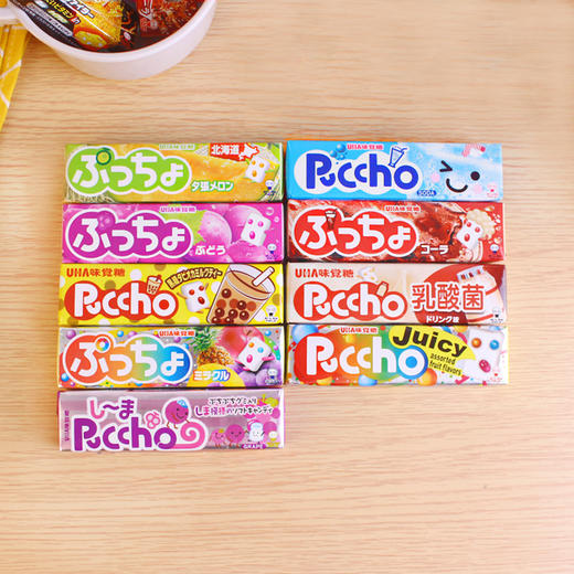 【日本进口，悠哈普超果汁软糖】日本UHA味觉糖悠哈夹心水果味，口感丰富酸酸甜甜，Q软糖零食50g条装汽水珍珠奶茶糖果QQ 商品图2