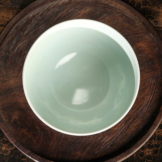 溪兰仰元-鱼藻纹大鸡心杯 商品图6