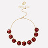 【万妮达同款】Art Nouveau新艺术时期 | 红色波纹项链 商品缩略图0