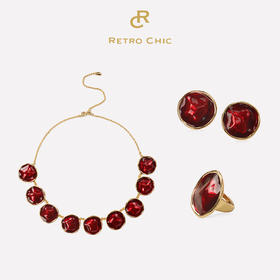 【吴昕&戚薇&刘孜同款】Art Nouveau新艺术时期 | 红色波纹三件套装