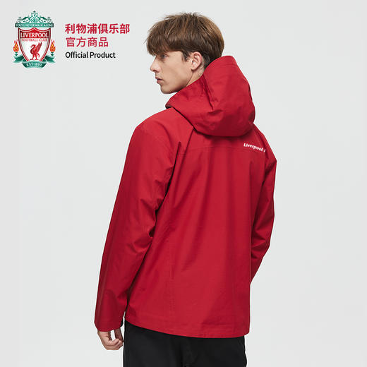 【官方正版】利物浦俱乐部 | 黑色三合一防水防风压胶印花运动休闲冲锋衣 商品图4