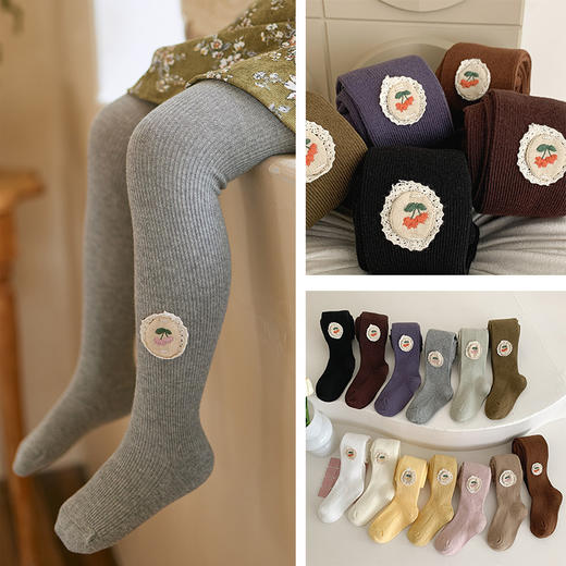 【清仓捡漏49.9元/2件】儿童打底裤女童 秋冬新款 女童连裤袜白色儿童打底袜 春秋款精梳棉 宝宝儿童袜子 薄婴儿打底裤-QQ 商品图3