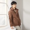 【拒水羽绒】柒牌可卸连帽羽绒服男士冬季新品通勤保暖防寒厚外套	127E70810 商品缩略图1