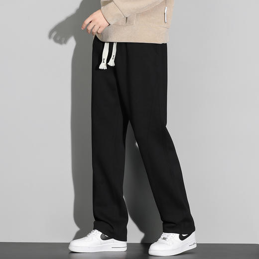 【新款DQ】大依优型大码直筒休闲长裤男舒适休闲简约百搭加肥加大男装潮款 商品图8