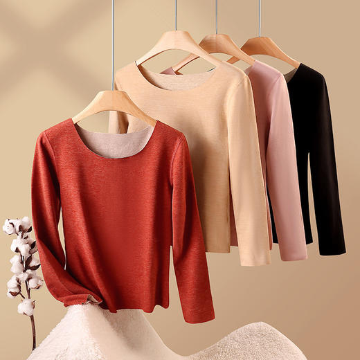 百看不厌，女神必备！秋冬暖心好伴侣，防寒、抗起球，加绒加厚。多色可选，诱人心动，打造蕞舒适的内衣套装。 商品图4