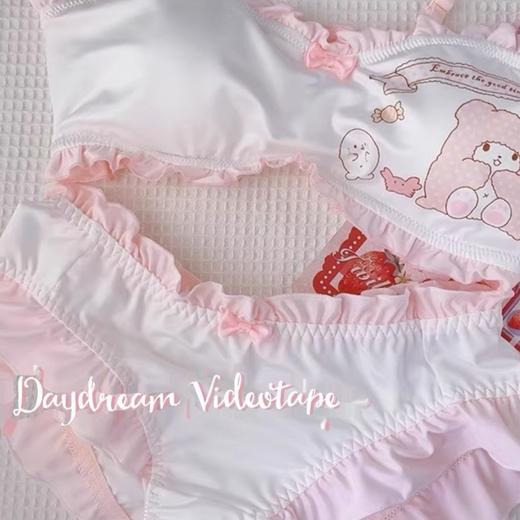 【同款内内免费送】可爱软妹唯美设计，甜美卡通图案触动心弦，纯欲内衣无钢圈，舒适薄款套装：一切只为成为你衣橱中蕞美的存在！ 商品图4