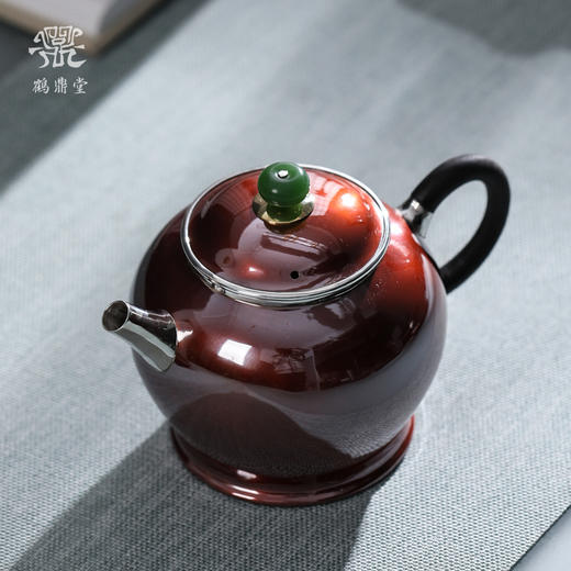 鹤鼎堂银壶于渚系列悦怿急须（铜包银）（缺货） 商品图1