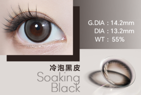 黑色-冷泡黑皮（日抛）