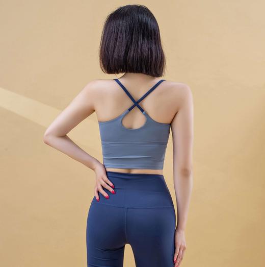 跃牌【瑜堂系列】裸感运动背心高弹带胸垫瑜伽文胸健身内衣JYMB005 商品图1