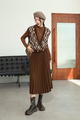 3209887#压褶半身裙