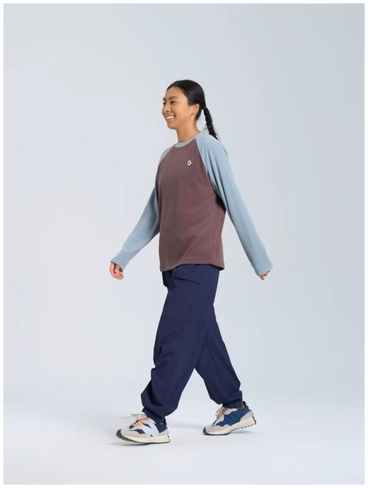 素R安高若纯元。最新拼色长袖T恤 商品图11