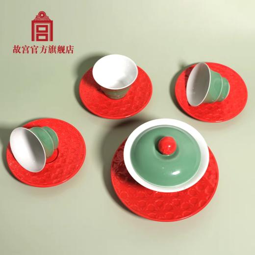 和美菱花竹节盖碗套组 商品图1