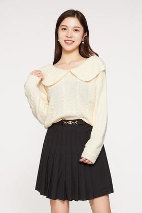 amadella 娃娃领套头毛衫上衣 9991