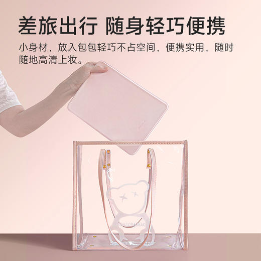 DOCO 化妆镜便携折叠镜子led带灯 商品图2