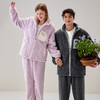 芬腾【范丞丞同款】情侣睡衣珊瑚绒秋冬加厚女士套装大码家居服男 商品缩略图3