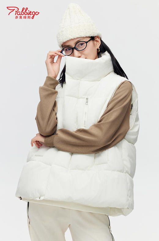 秋冬2024新款马甲女立领棉服加厚坎肩背心保暖马夹外套潮 商品图1