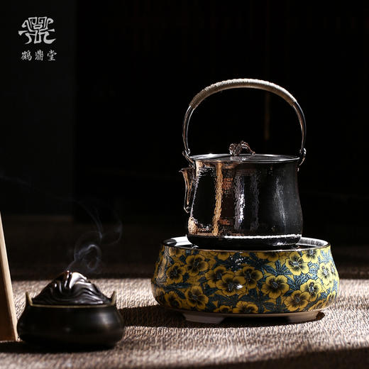 鹤鼎堂银壶于野系列宛丘汤沸灵芝祥瑞（银色）（缺货） 商品图2