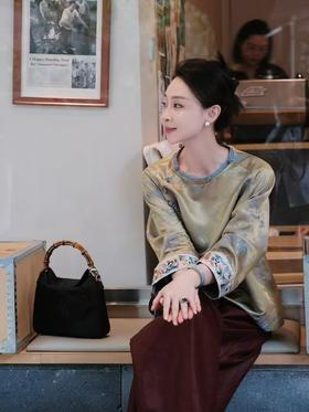 特殊定制链接|盛唐牡丹 |郭子仪拜寿图手绣上衣 (唯一款 )