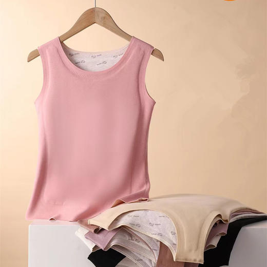 男女加绒保暖背心绵羊毛夹层加厚背心马甲（4-1007） 商品图11