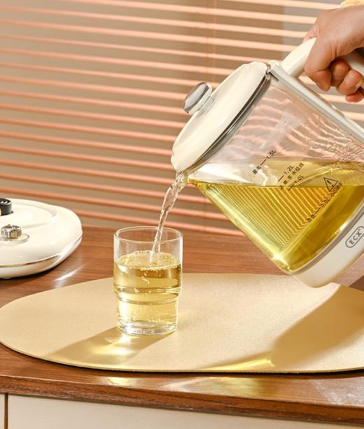 多功能实用养生壶  | 煮茶泡茶烧水家用炖煮  一台养生壶=电热水壶+煮茶壶+保温壶+汤锅 一壶多用，让养生变得更简单~可预约自动保温！使用超便捷~ 商品图4