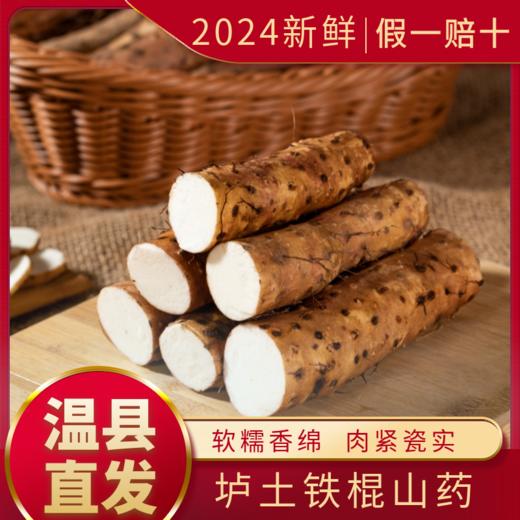 京东快递【现挖现发】焦作温县垆土铁棍山药 2025新鲜头茬原产地直发 赠削皮刀/一次性手套 商品图0
