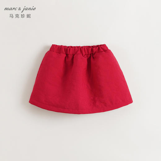 【新中式】马克珍妮女童盘扣仿貂毛拼接套装宝宝冬装新年款241108 商品图3