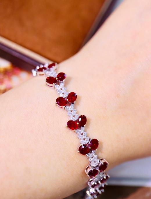 10.01克拉红宝石手链 商品图3