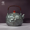 鹤鼎堂银壶于野系列天作石纹肌理汤沸（灰青）（缺货） 商品缩略图0