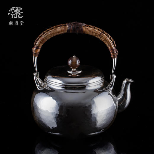 鹤鼎堂银壶于野系列月出汤沸（银色）（缺货） 商品图0